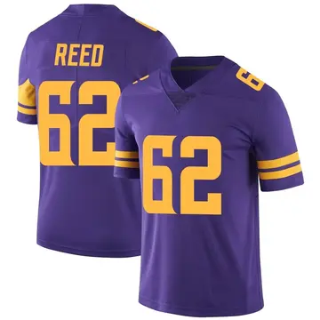 Nike Chris Reed Men's Limited Minnesota Vikings Purple Color Rush Jersey