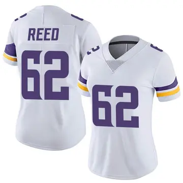 Nike Chris Reed Women's Limited Minnesota Vikings White Vapor Untouchable Jersey
