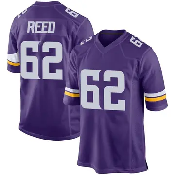 Nike Chris Reed Youth Game Minnesota Vikings Purple Team Color Jersey