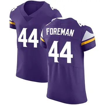 Nike Chuck Foreman Men's Elite Minnesota Vikings Purple Team Color Vapor Untouchable Jersey