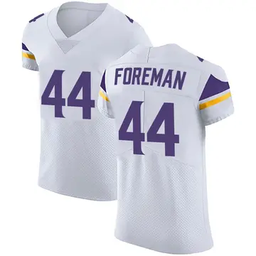 Nike Chuck Foreman Men's Elite Minnesota Vikings White Vapor Untouchable Jersey