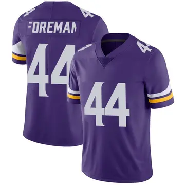 Nike Chuck Foreman Men's Limited Minnesota Vikings Purple Team Color Vapor Untouchable Jersey