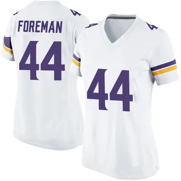 Nike Chuck Foreman Women's Game Minnesota Vikings White Jersey