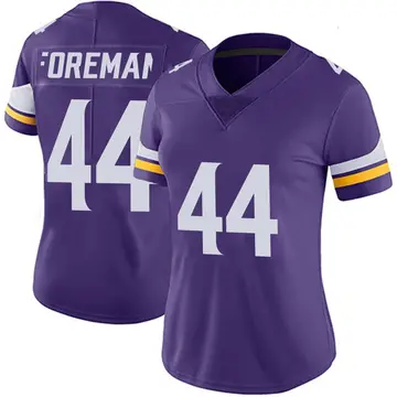 Nike Chuck Foreman Women's Limited Minnesota Vikings Purple Team Color Vapor Untouchable Jersey