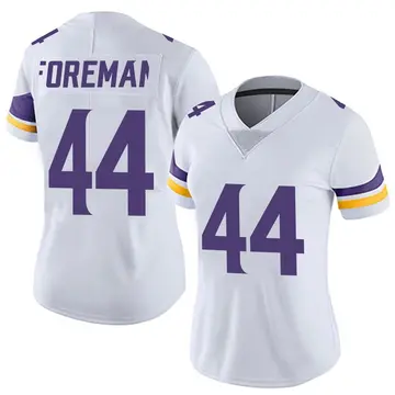 Nike Chuck Foreman Women's Limited Minnesota Vikings White Vapor Untouchable Jersey