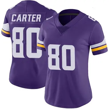 Nike Cris Carter Women's Limited Minnesota Vikings Purple Team Color Vapor Untouchable Jersey