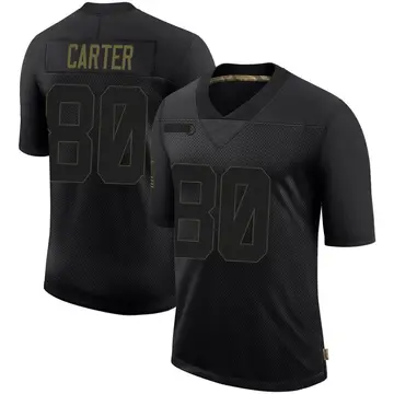 Nike Cris Carter Youth Limited Minnesota Vikings Black 2020 Salute To Service Jersey