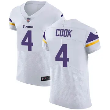 Nike Dalvin Cook Men's Elite Minnesota Vikings White Vapor Untouchable Jersey