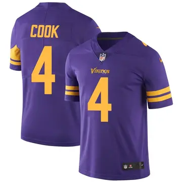 Nike Dalvin Cook Men's Limited Minnesota Vikings Purple Color Rush Jersey