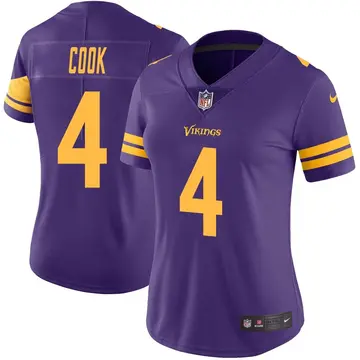 Nike Dalvin Cook Women's Limited Minnesota Vikings Purple Color Rush Jersey