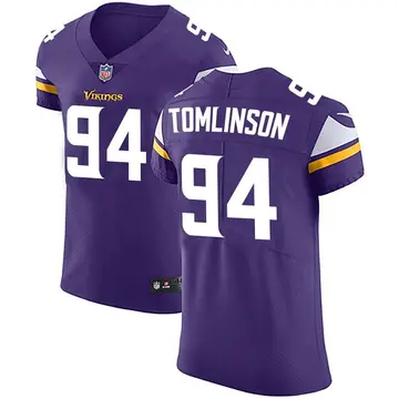 Nike Dalvin Tomlinson Men's Elite Minnesota Vikings Purple Team Color Vapor Untouchable Jersey
