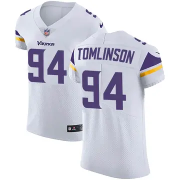 Nike Dalvin Tomlinson Men's Elite Minnesota Vikings White Vapor Untouchable Jersey