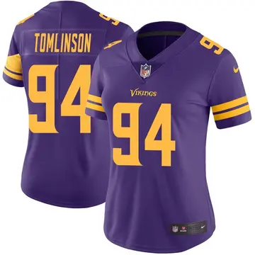Nike Dalvin Tomlinson Women's Limited Minnesota Vikings Purple Color Rush Jersey