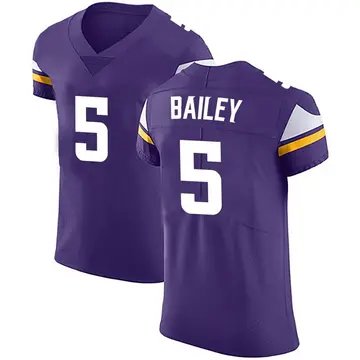 Nike Dan Bailey Men's Elite Minnesota Vikings Purple Team Color Vapor Untouchable Jersey
