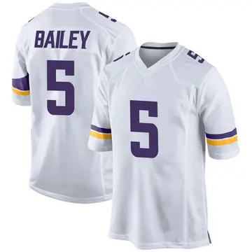 Nike Dan Bailey Men's Game Minnesota Vikings White Jersey