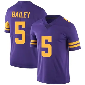Nike Dan Bailey Men's Limited Minnesota Vikings Purple Color Rush Jersey