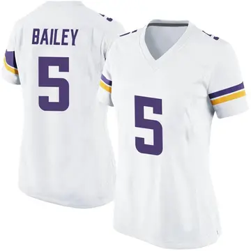 Nike Dan Bailey Women's Game Minnesota Vikings White Jersey