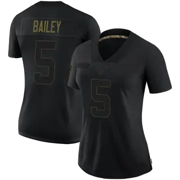 Nike Dan Bailey Women's Limited Minnesota Vikings Black 2020 Salute To Service Jersey