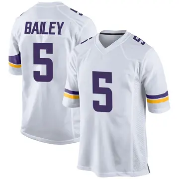 Nike Dan Bailey Youth Game Minnesota Vikings White Jersey