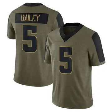 Nike Dan Bailey Youth Limited Minnesota Vikings Olive 2021 Salute To Service Jersey