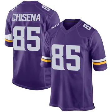 Nike Dan Chisena Men's Game Minnesota Vikings Purple Team Color Jersey