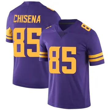Nike Dan Chisena Men's Limited Minnesota Vikings Purple Color Rush Jersey