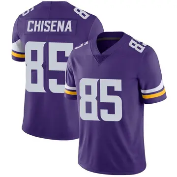 Nike Dan Chisena Men's Limited Minnesota Vikings Purple Team Color Vapor Untouchable Jersey
