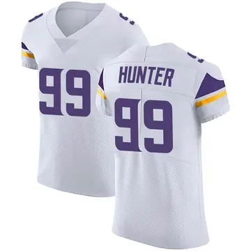 Nike Danielle Hunter Men's Elite Minnesota Vikings White Vapor Untouchable Jersey