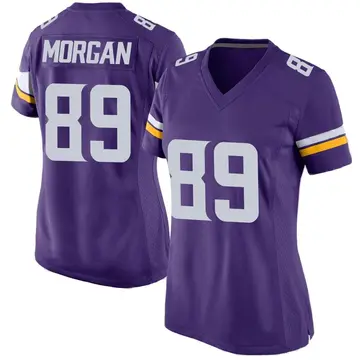 Nike David Morgan Women's Game Minnesota Vikings Purple Team Color Jersey