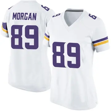Nike David Morgan Women's Game Minnesota Vikings White Jersey