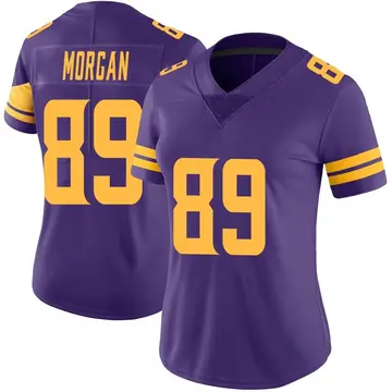 Nike David Morgan Women's Limited Minnesota Vikings Purple Color Rush Jersey