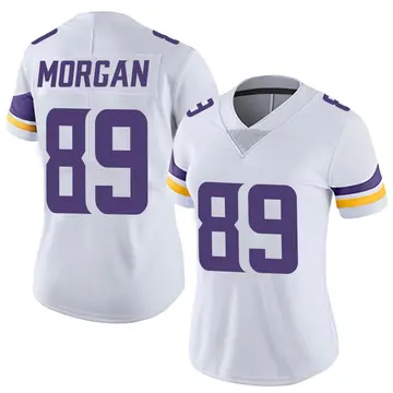 Nike David Morgan Women's Limited Minnesota Vikings White Vapor Untouchable Jersey