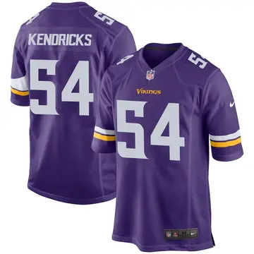 Nike Eric Kendricks Men's Game Minnesota Vikings Purple Team Color Jersey