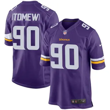 Nike Esezi Otomewo Men's Game Minnesota Vikings Purple Team Color Jersey
