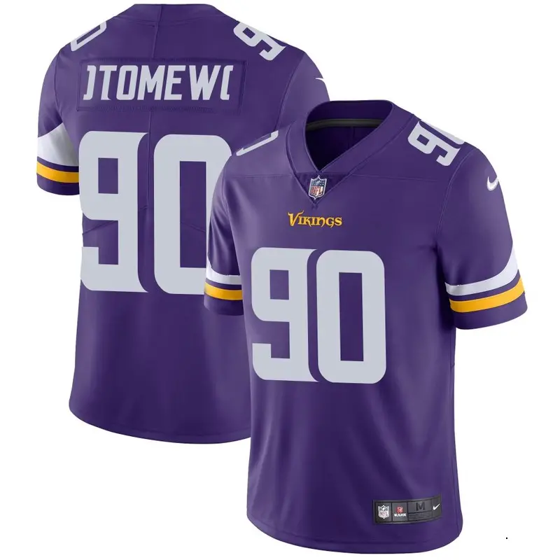 Nike Esezi Otomewo Men's Limited Minnesota Vikings Purple Team Color Vapor Untouchable Jersey