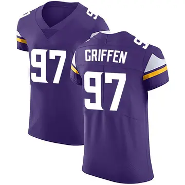Nike Everson Griffen Men's Elite Minnesota Vikings Purple Team Color Vapor Untouchable Jersey