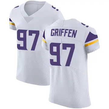 Nike Everson Griffen Men's Elite Minnesota Vikings White Vapor Untouchable Jersey