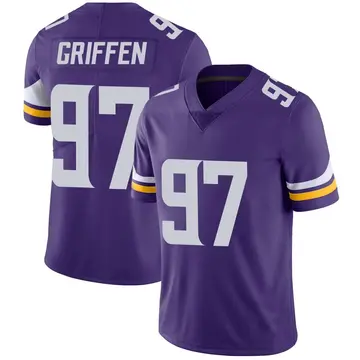 Nike Everson Griffen Youth Limited Minnesota Vikings Purple Team Color Vapor Untouchable Jersey