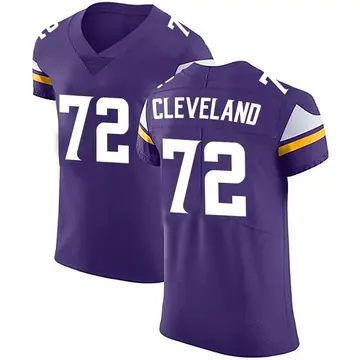 Nike Ezra Cleveland Men's Elite Minnesota Vikings Purple Team Color Vapor Untouchable Jersey