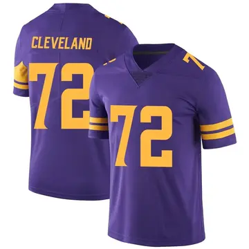 Nike Ezra Cleveland Men's Limited Minnesota Vikings Purple Color Rush Jersey