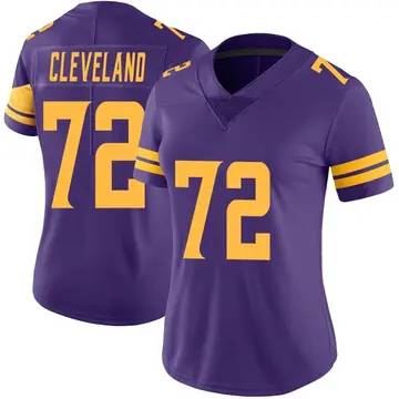 Nike Ezra Cleveland Women's Limited Minnesota Vikings Purple Color Rush Jersey
