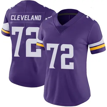Nike Ezra Cleveland Women's Limited Minnesota Vikings Purple Team Color Vapor Untouchable Jersey