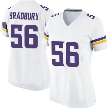 Nike Garrett Bradbury Women's Game Minnesota Vikings White Jersey