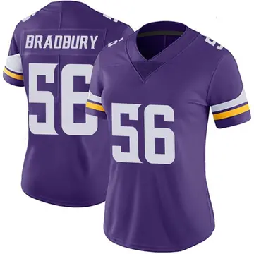 Nike Garrett Bradbury Women's Limited Minnesota Vikings Purple Team Color Vapor Untouchable Jersey