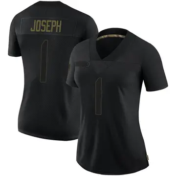 Nike Greg Joseph Women's Limited Minnesota Vikings Black 2020 Salute To Service Jersey
