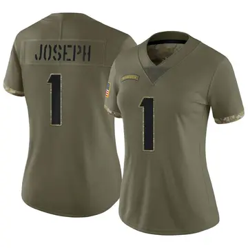 Nike Greg Joseph Women's Limited Minnesota Vikings Olive 2022 Salute To Service Jersey