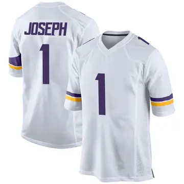 Nike Greg Joseph Youth Game Minnesota Vikings White Jersey
