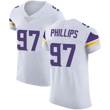 Nike Harrison Phillips Men's Elite Minnesota Vikings White Vapor Untouchable Jersey