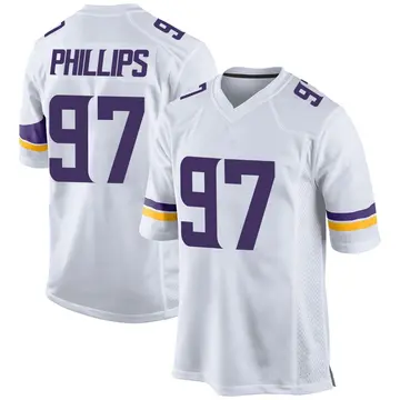 Nike Harrison Phillips Men's Game Minnesota Vikings White Jersey