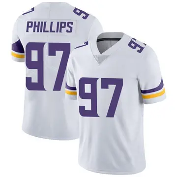 Nike Harrison Phillips Men's Limited Minnesota Vikings White Vapor Untouchable Jersey